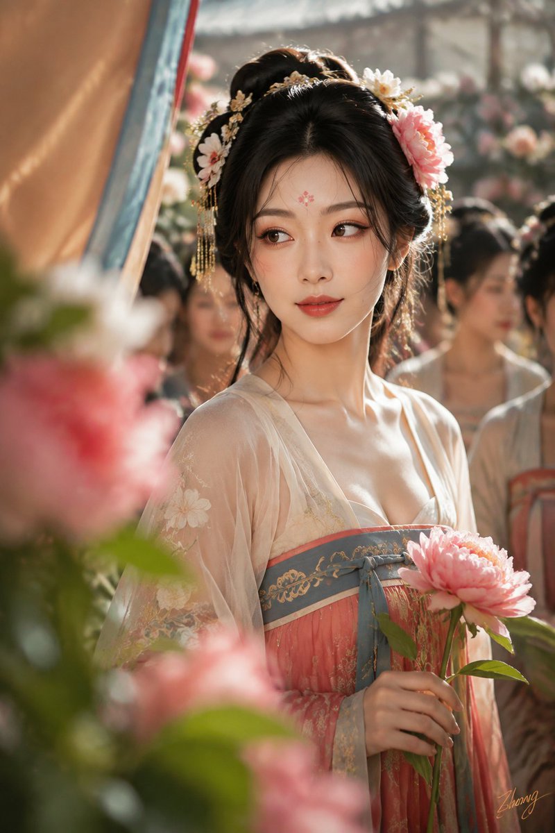 Tang Dynasty Four Scenes Portrait