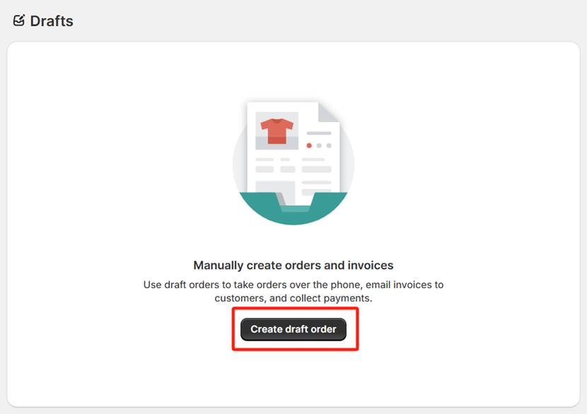 craft order on Shopify