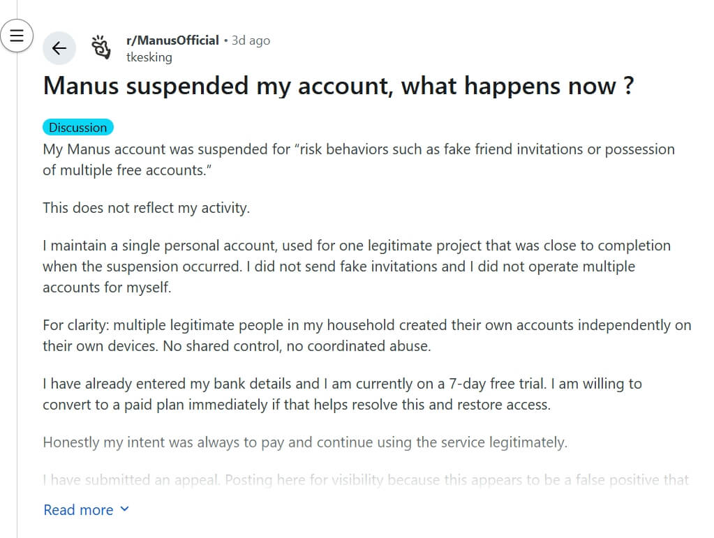 reddit report