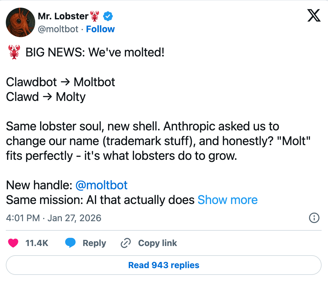 clawdbot announcement