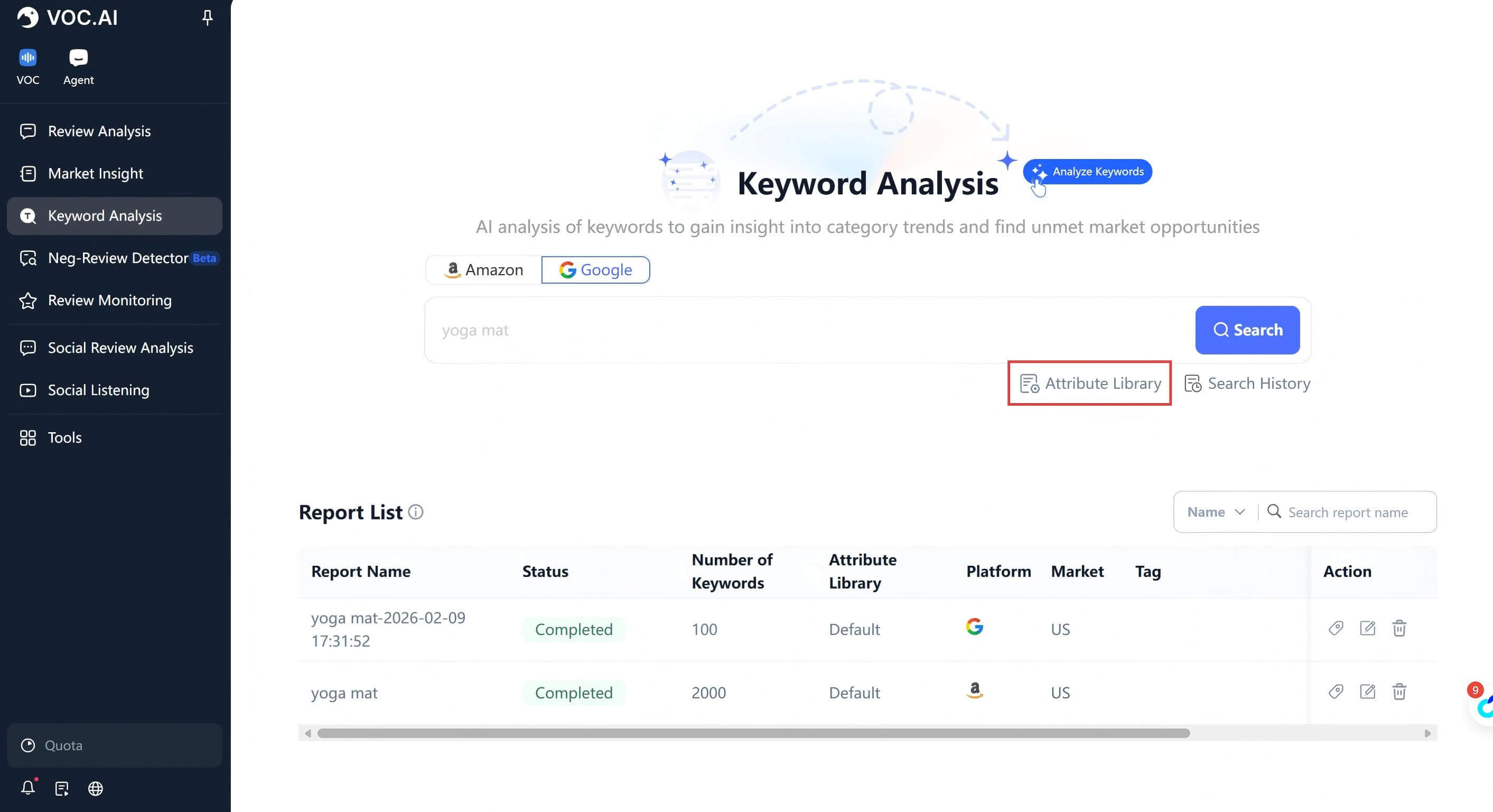 voc.ai关键词分析示例图4