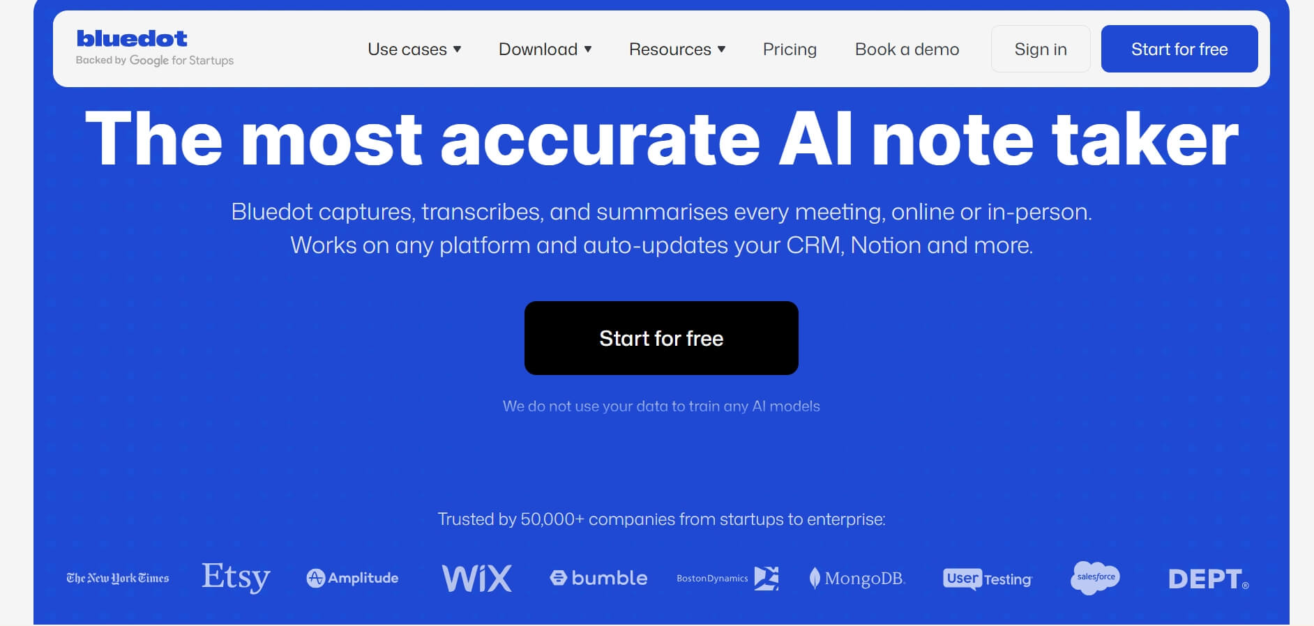 best meeting minutes app Bluedot