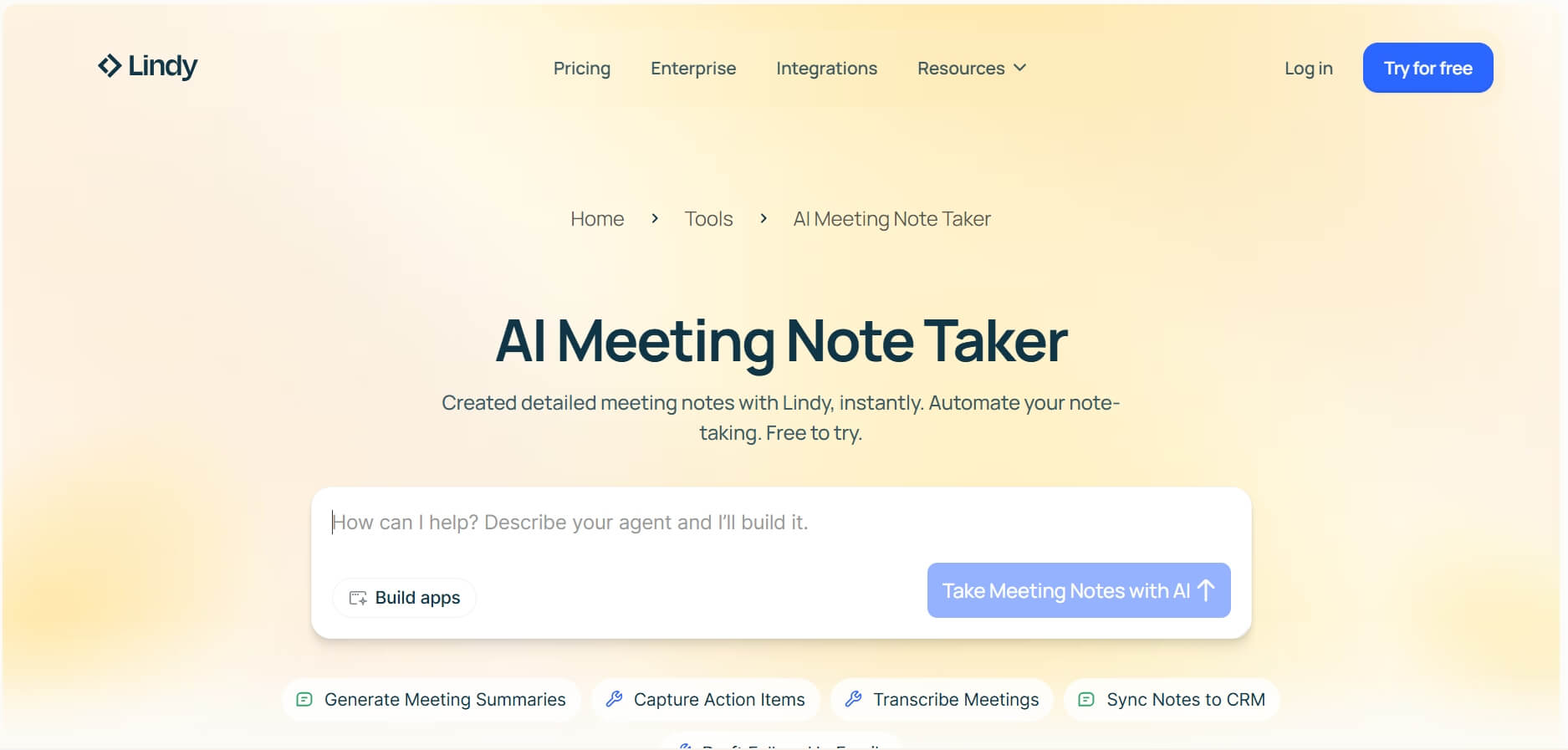 best meeting minutes app Lindy