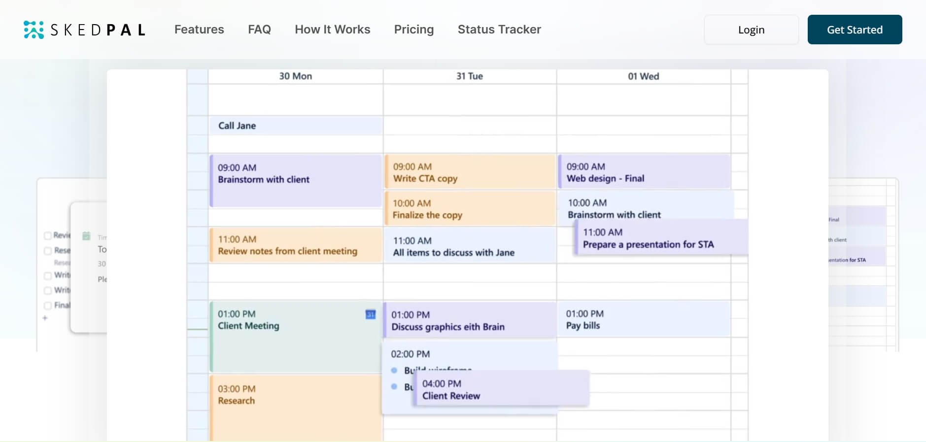 best AI scheduling assistants Skedpal