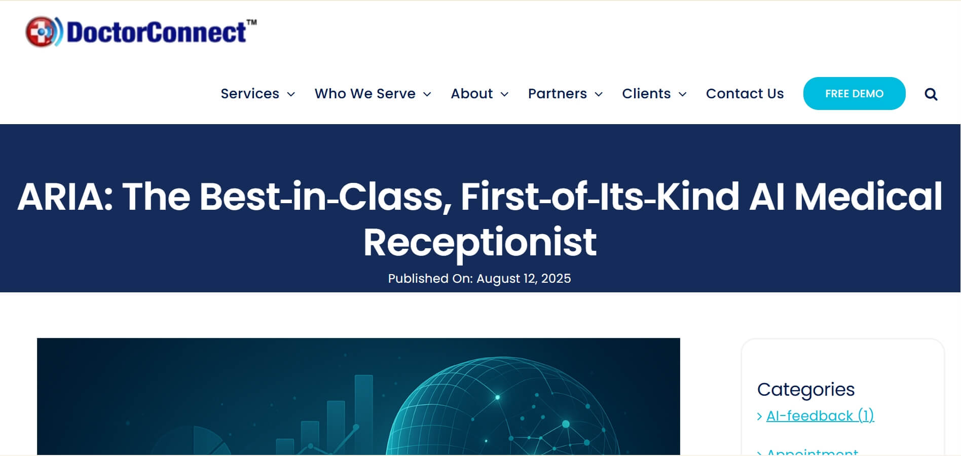 best AI medspa receptionist DoctorConnect ARIA