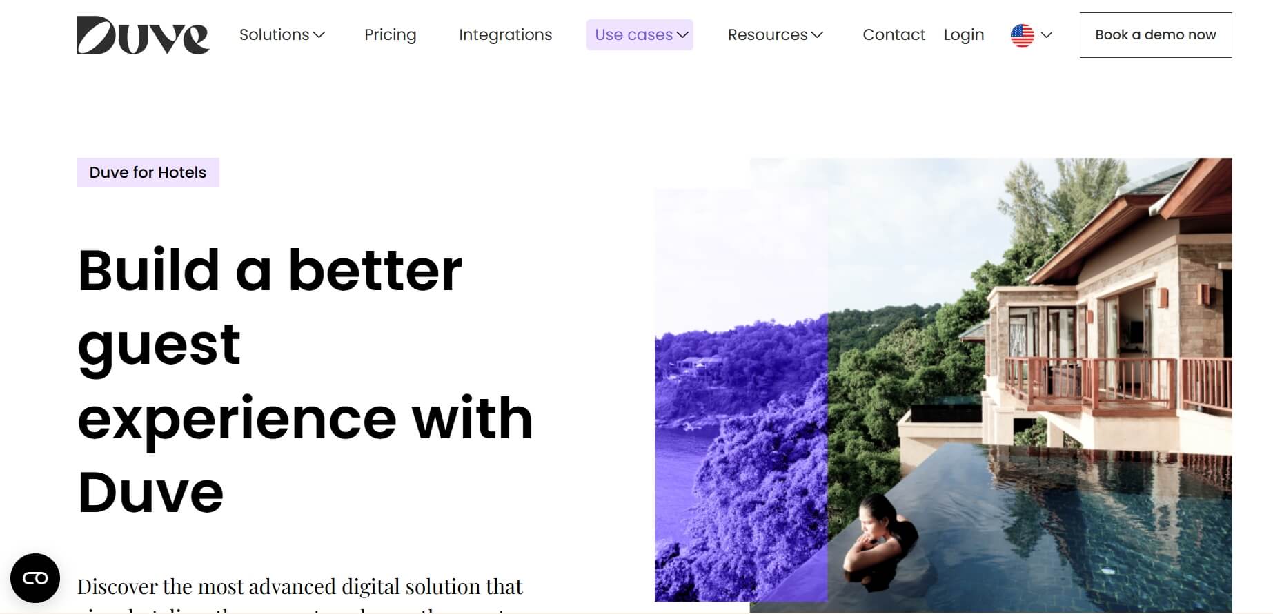 best AI hotel receptionist Duve