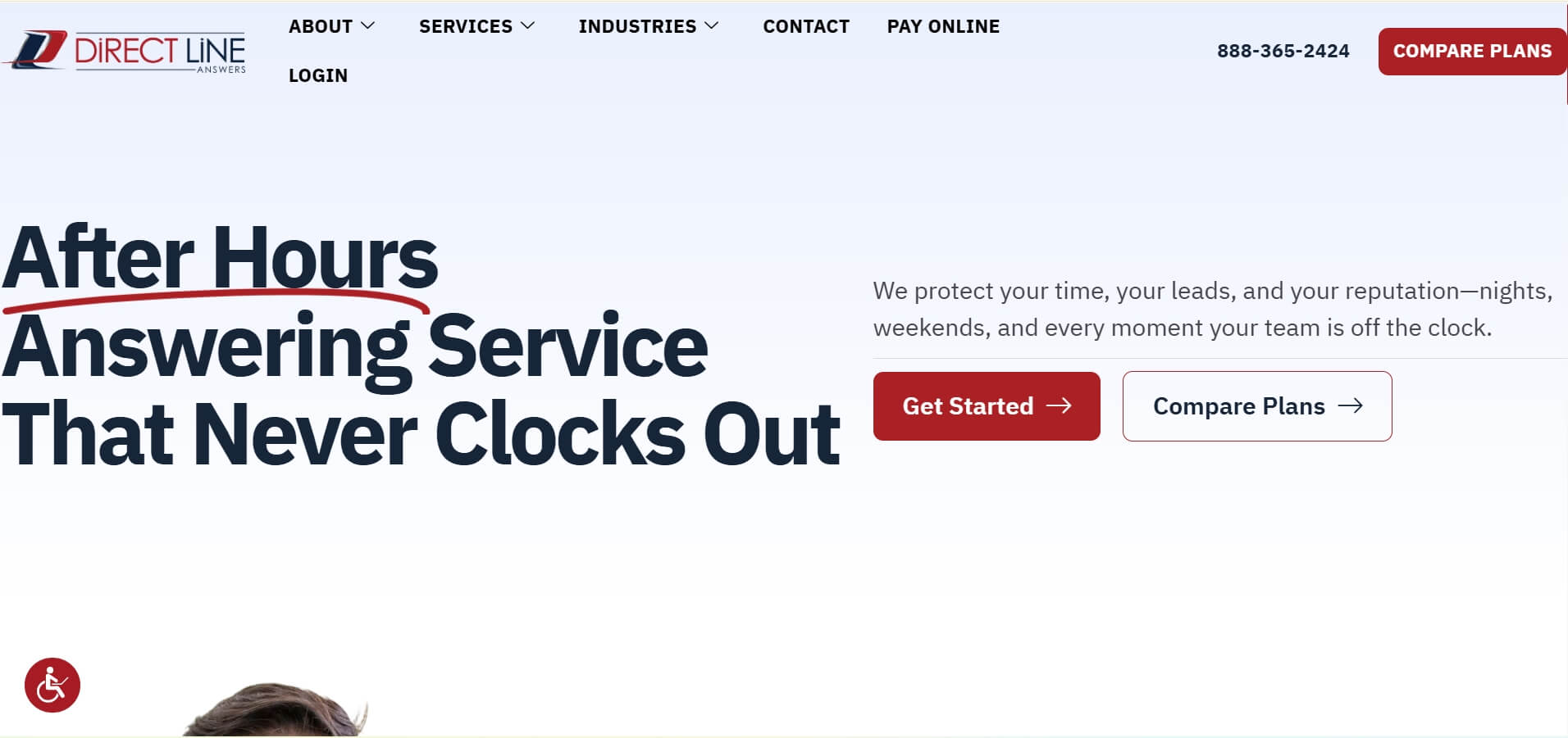 best after hours answering service Direct Line