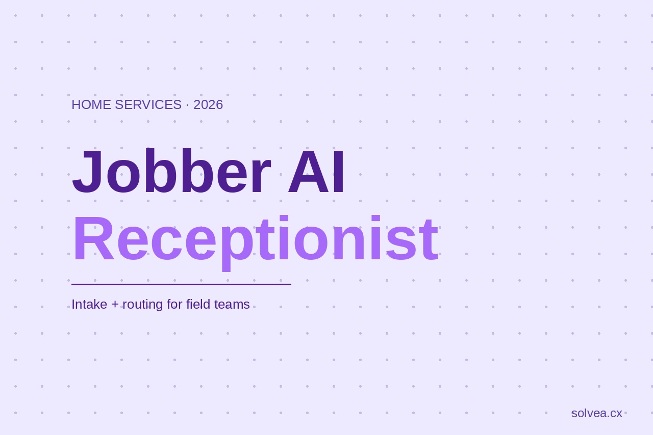 Jobber AI Receptionist: What Small Service Businesses Should Know