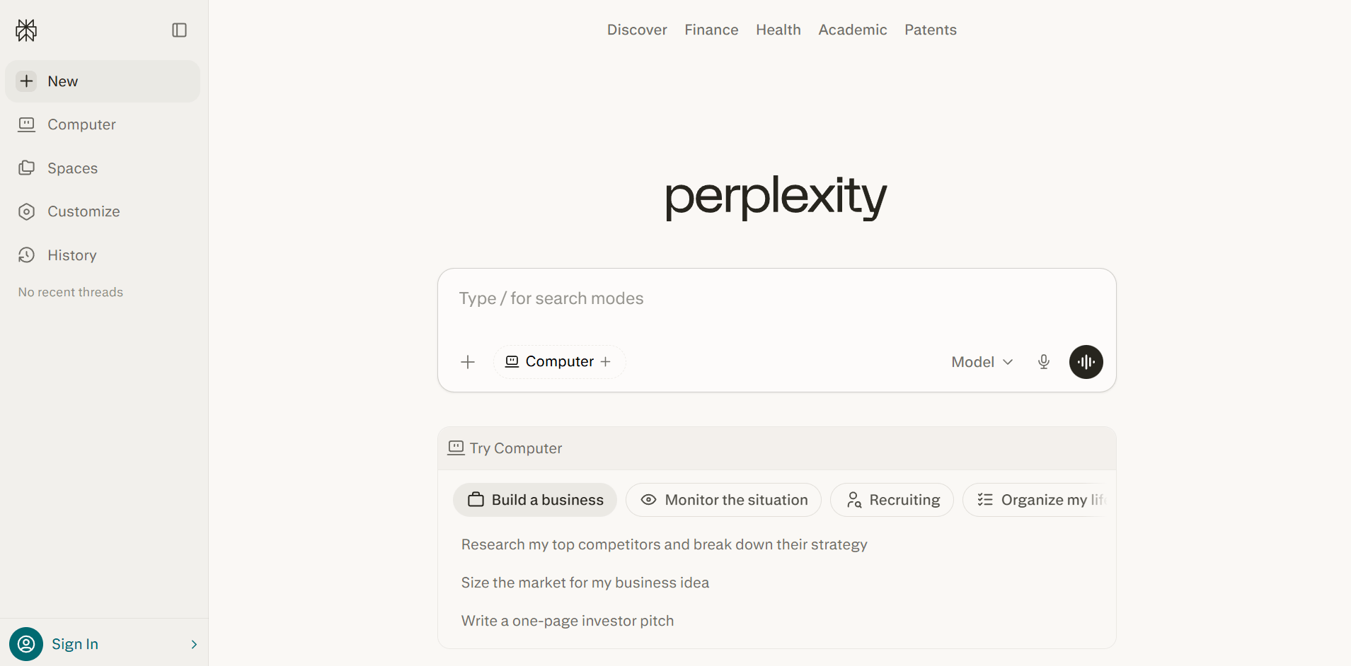 Perplexity AI