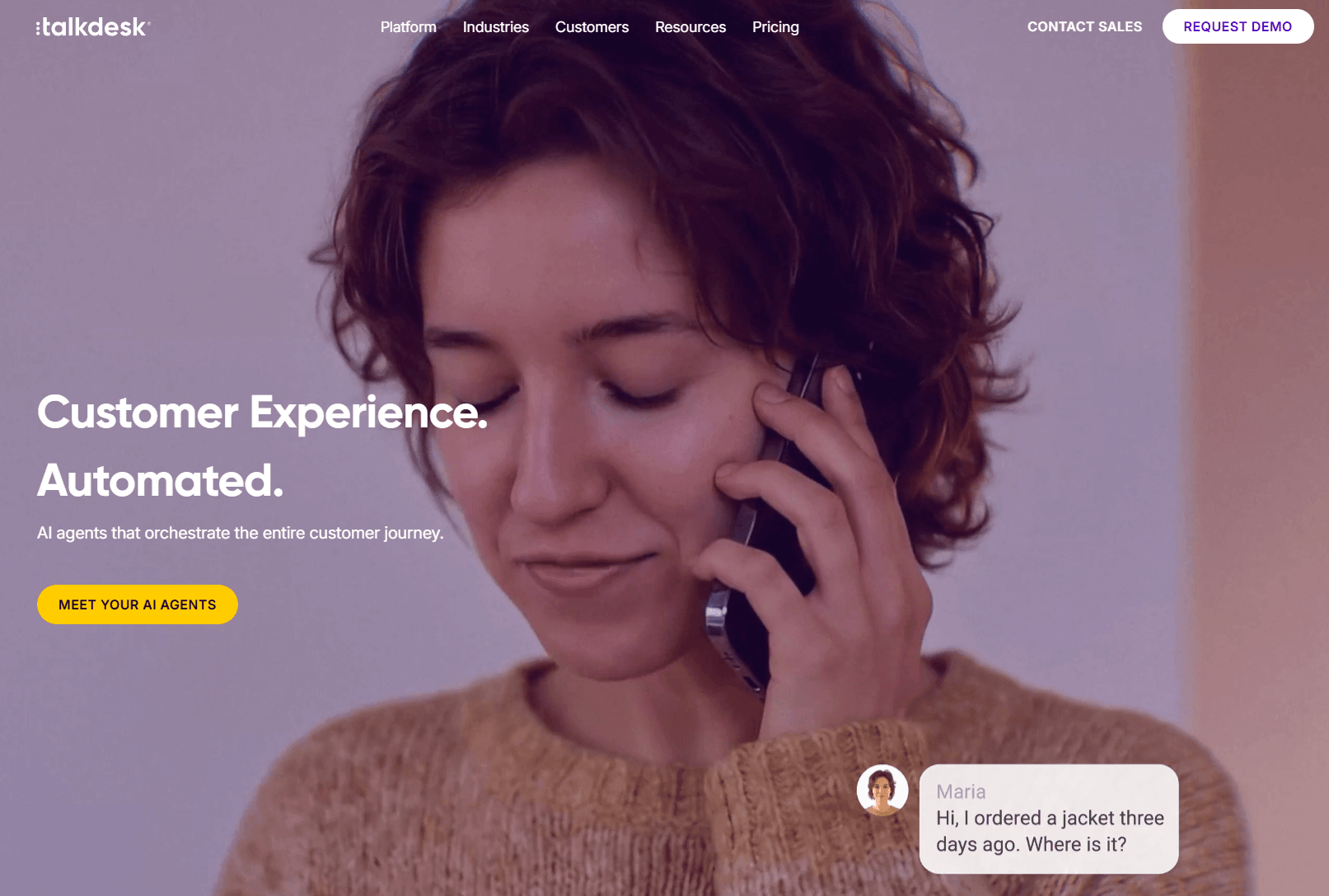 Bland AI alternatives Talkdesk