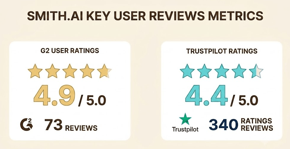 Smith AI user reviews