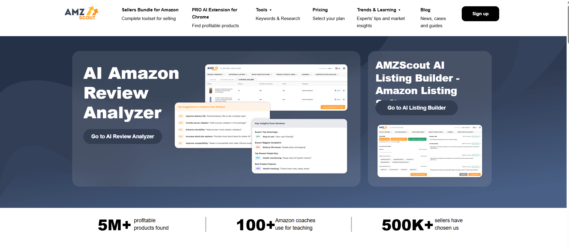 AMZScout's AI Review Analyzer