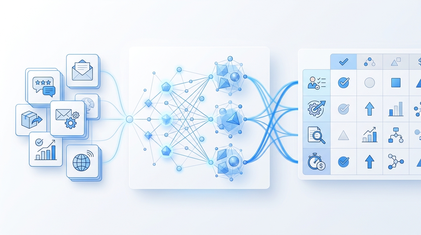 Customer Feedback AI Tools Evaluation Framework:不要只看 AI 摘要,要看决策闭环