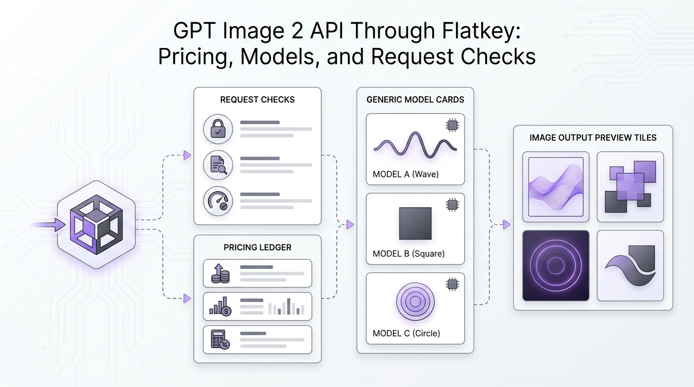 Flatkey 経由の GPT Image 2 API: 料金、モデル、リクエスト確認