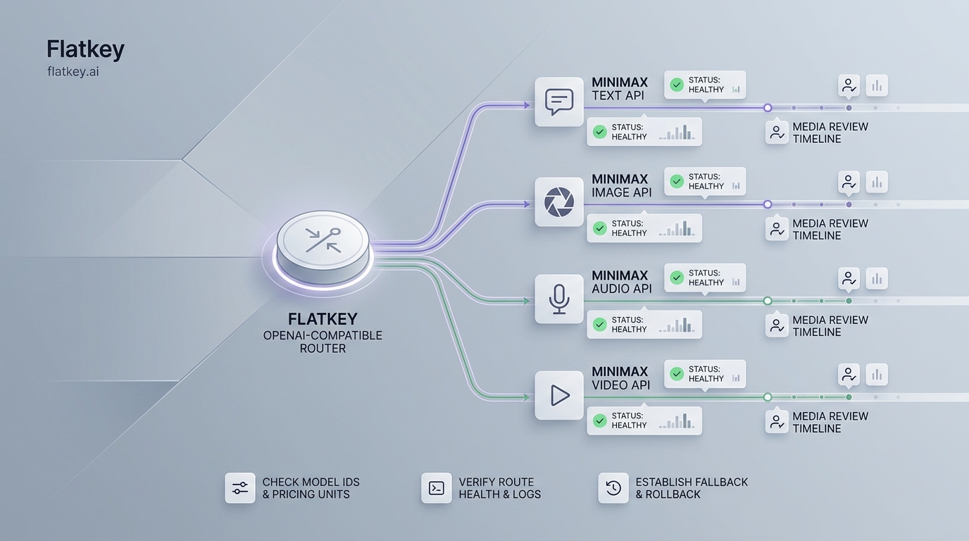 Acesso à API da MiniMax com um Roteador Compatível com OpenAI