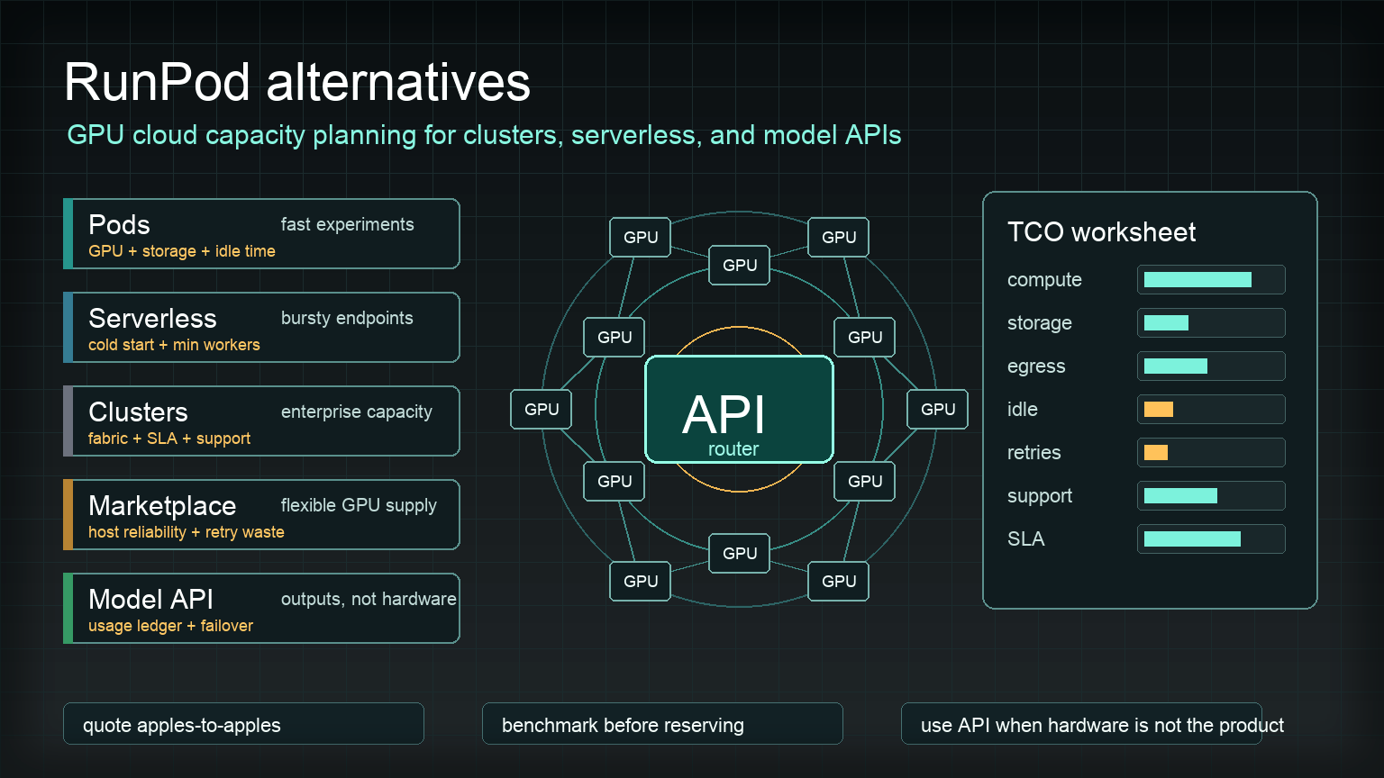 Alternatif RunPod untuk Klaster GPU Khusus dan Kapasitas Enterprise