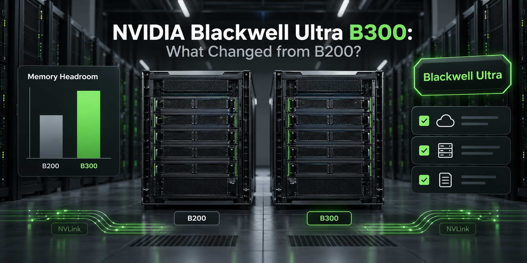 NVIDIA Blackwell Ultra B300: Apa yang Berubah dari B200?