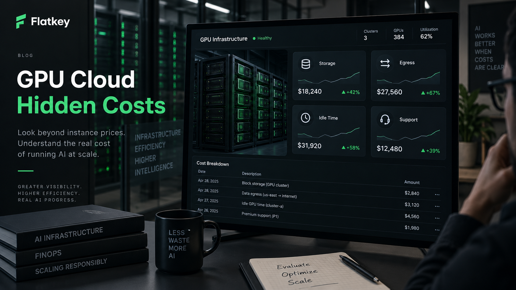 Apa Saja Biaya Tersembunyi dari Layanan GPU Cloud? Penyimpanan, Egress, Waktu Menganggur, dan Dukungan